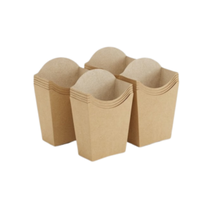 Food Wrap:French Fry Nat Container 3x2-1/8x4-3/4 750p