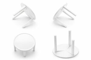 Cutlery:White Pizza Support Stand 1000pcs