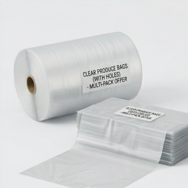 Clear Produce Bags (With Holes) (1)