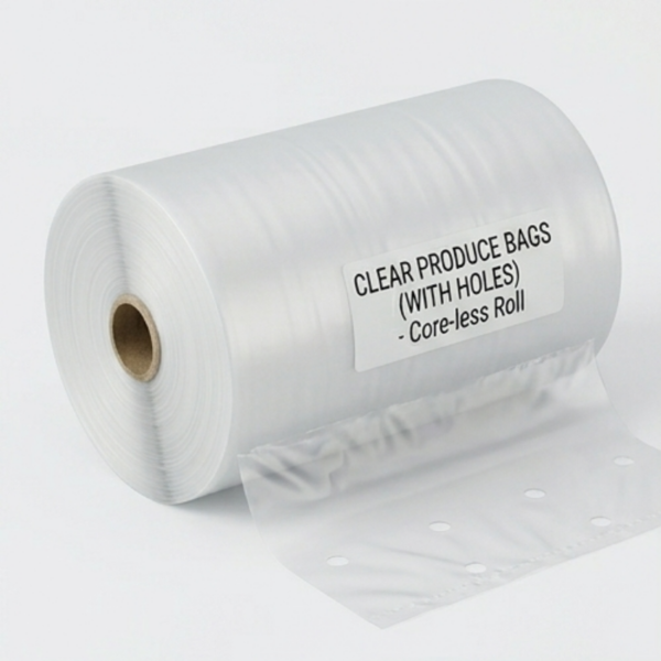 Clear Produce Bags (With Holes) (2)