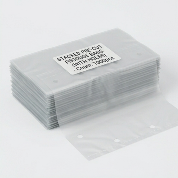 Clear Produce Bags (With Holes) (3)