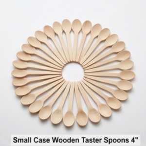 Small Case Wooden Taster Spoons 4" 1000pcs
