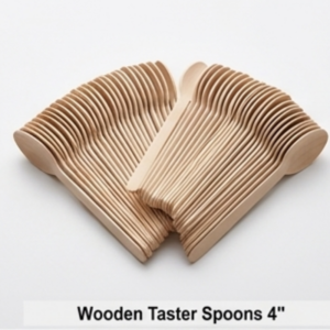 Cutlery:Wooden Taster Spoons 4" 2000p