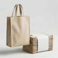 Non Woven White Shopping Bags
