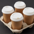 PaperCarrying Tray Heavy SP 4-Cup 300pcs (1)