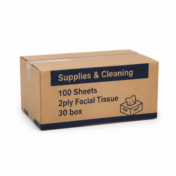 Supplies & Cleaning100 Sheets 2ply Facial Tissue 30 box (2)
