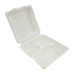 3 Compartment Plastic Clamshell
