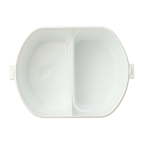 2 Compartment Plastic Containers