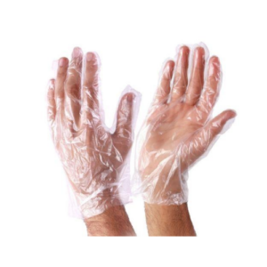Clear Plastic Poly PE Gloves