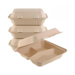 Sugarcane Bagasse Take Out Clamshell