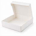 White Paper Cake Box 10x10x2.5 100pcs (1)