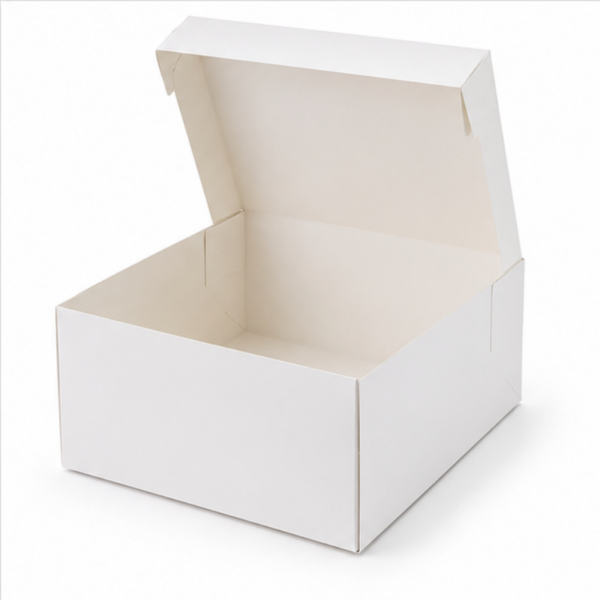 White Paper Cake Box 10x10x5 100pcs (1) White Paper Cake Box 10x10x5 100pcs (1)